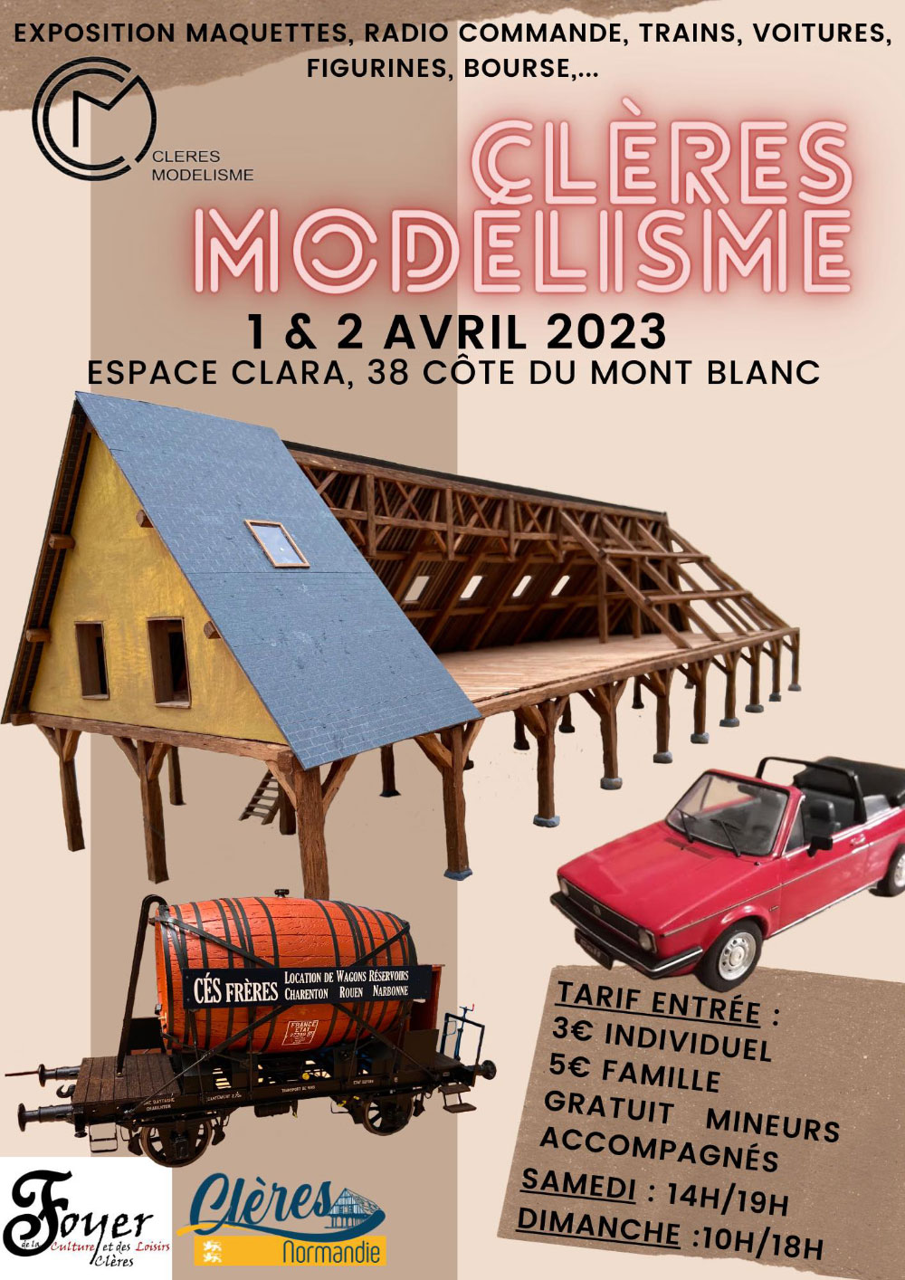 Exposition figurines, maquettes, modélisme